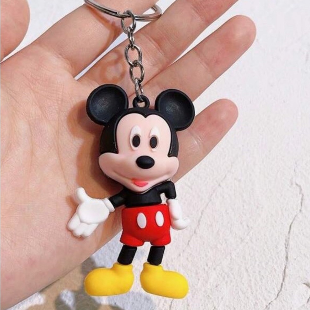 Disney Mickey Mouse Keychain - Red, Black, Yellow